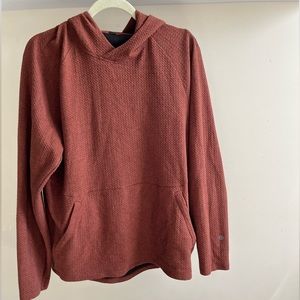 Men’s Lululemon At Ease Hoodie Medium M Brick Burnt Orange
